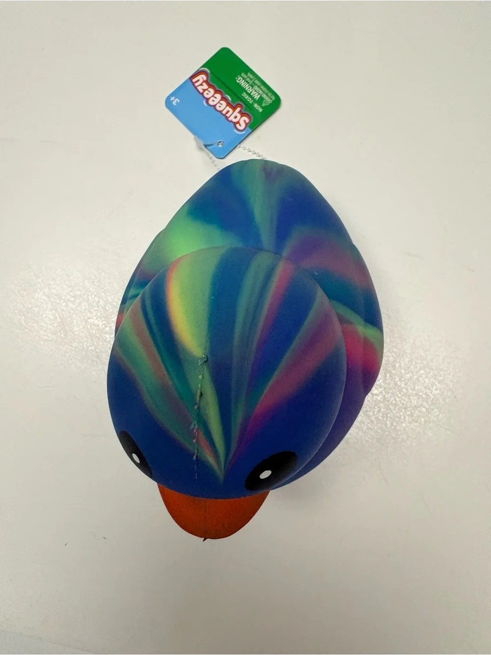 Sunny Days “Squeeezy” Jumbo Tie Dye Rubber Duck – NWT